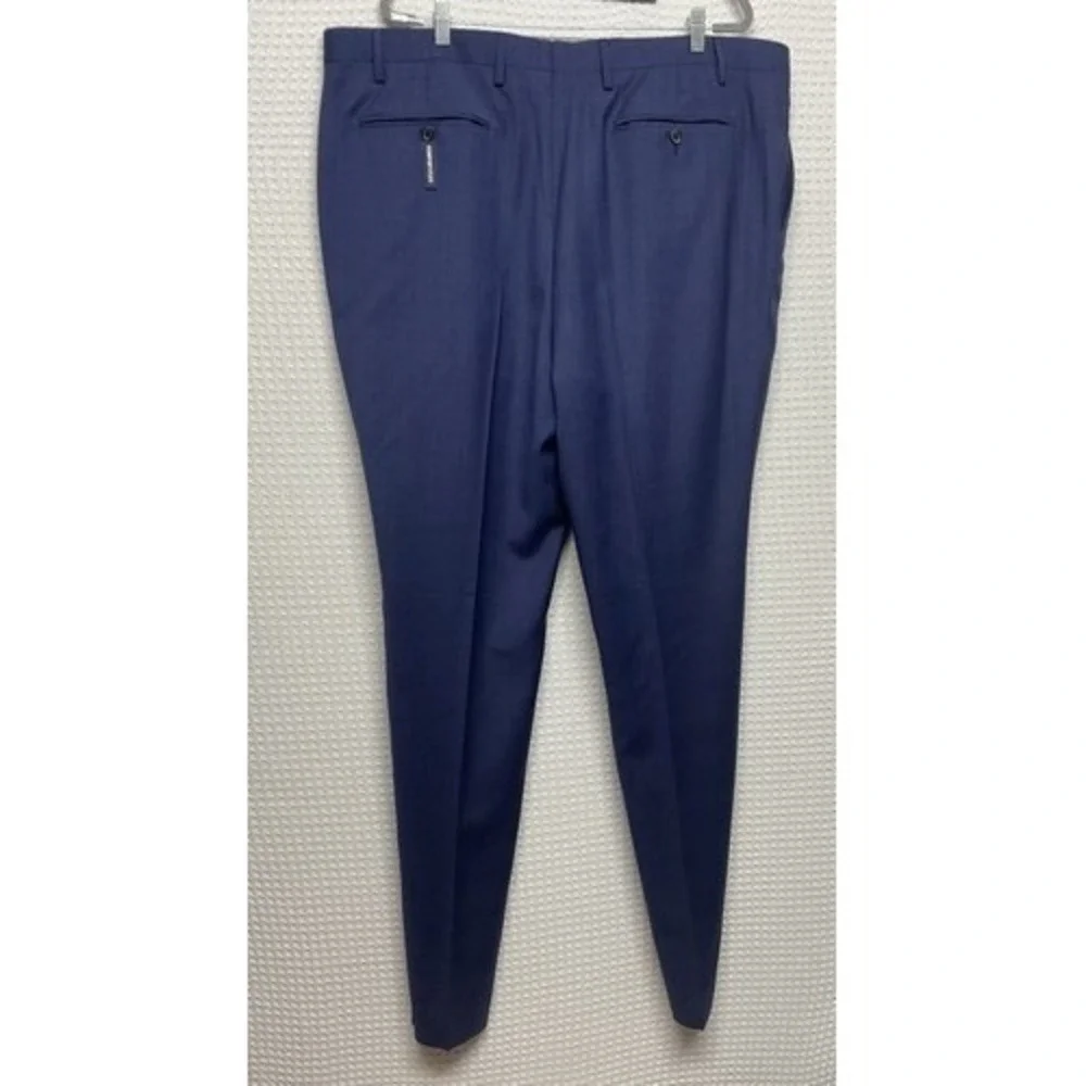 NWT Ralph Lauren Big & Tall Comfort Flex Navy Dress Pants Men 46R Indonesia‎